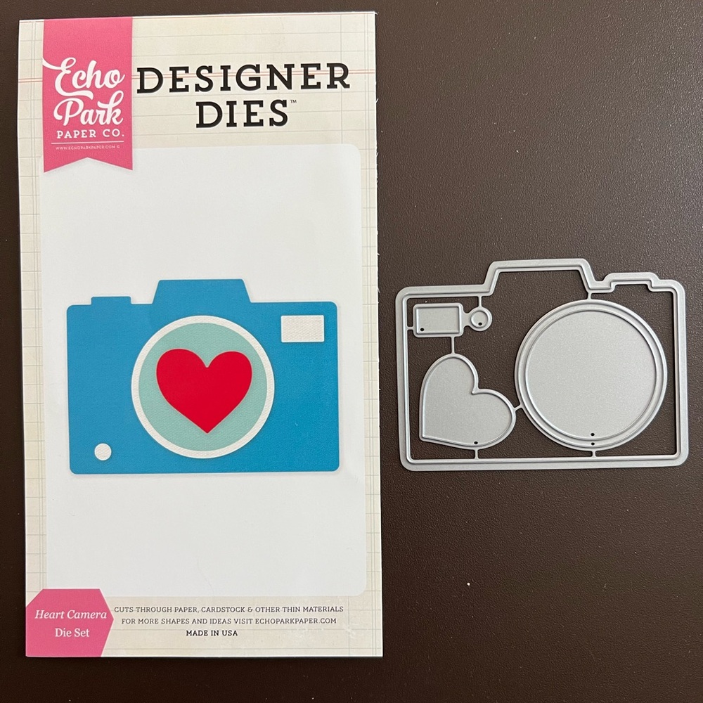 Echo Park Heart Camera Die Set